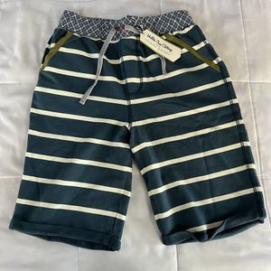 Matilda Jane x Joanna Gaines Show Your Stripes Boys Blue Shorts size 10